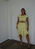 Delila Skirt Set - Yellow