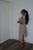 Delila Skirt Set - Taupe